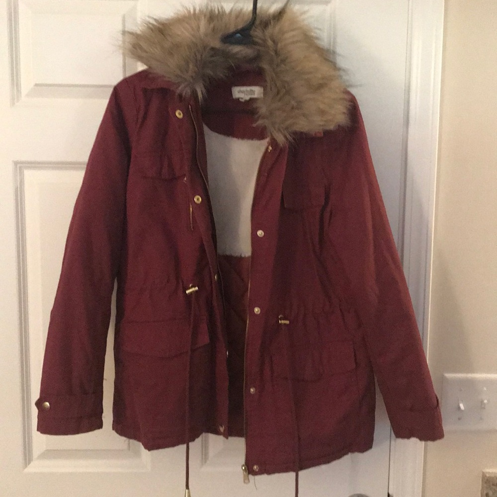 Burgundy Light Jacket